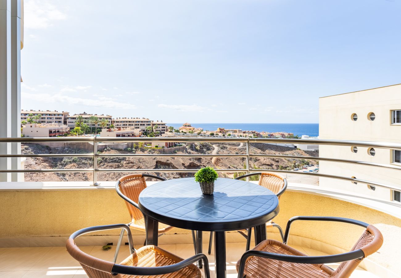 Apartamento en Adeje - Great sea view vacation home 2bd&pool. Sol Paraí