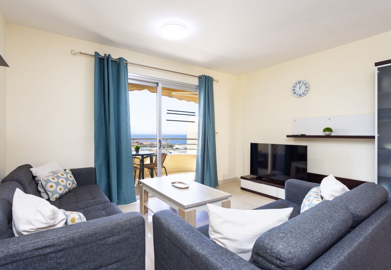 Apartamento en Adeje - Great sea view vacation home 2bd&pool. Sol Paraí