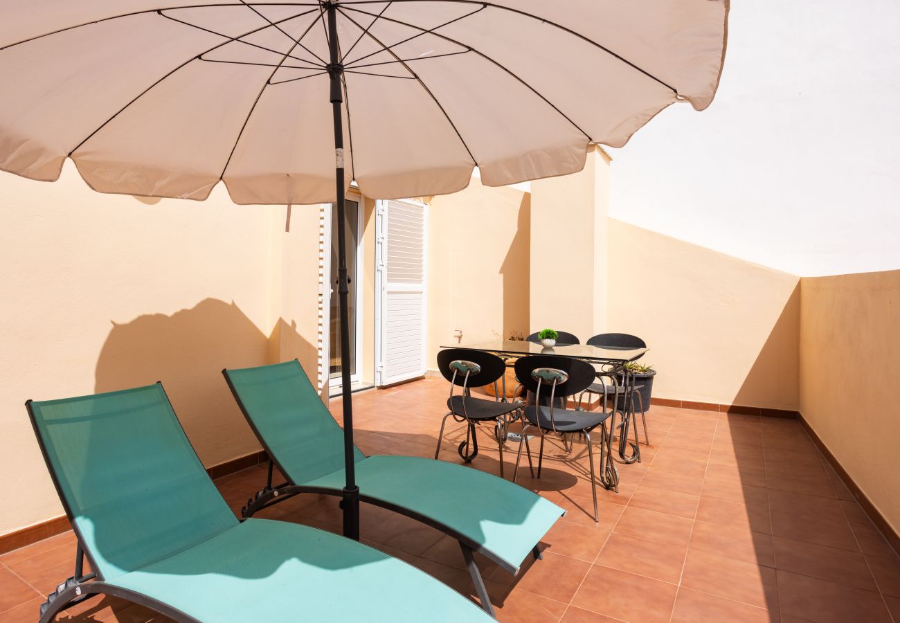 Appartamento a Guía de Isora - Nice duplex with sea views & terrace in Alcalá